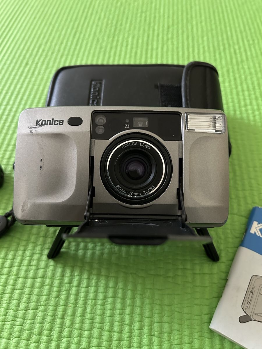 Appareil Photo Konica Big Mini Zoom TR BM-610Z - Occasion, Testé Et Fonctionnel, Gris