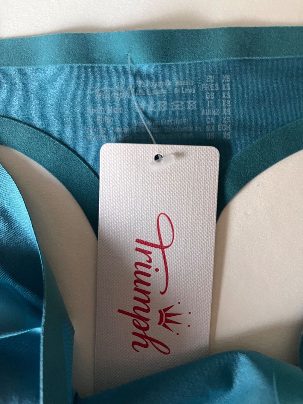 Triumph Altra biancheria intima: TRIUMPH, String Sporty Micro, Grösse XS, Farbe Dunkeltürkis – Nuovo e nell'imballaggio originale da Rudolfstetten venduto da gst_g7xl 2