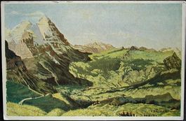 GRINDELWALDTAL von der Grossen Scheidegg aus gesehen