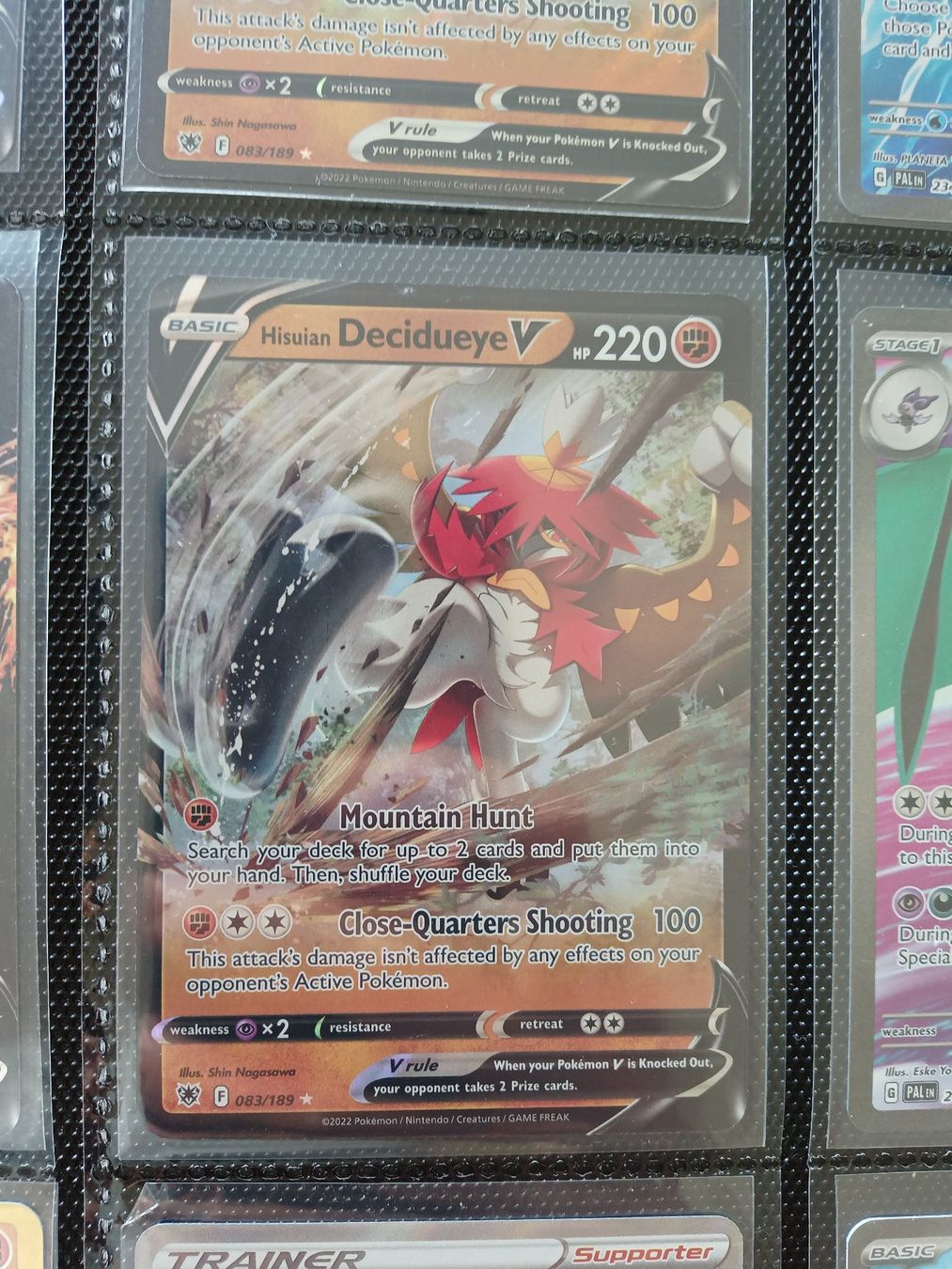 Pokémon Carte collezionabili: Hisuian Decidueye V – Usato da Altstätten SG venduto da GGsGameshop