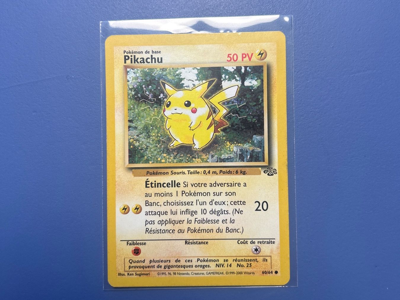 Pokémon Sammelbilder & Trading cards: Carte Pokémon Pikachu 60/64 FR – Gebraucht aus Schlieren von happymerchant64