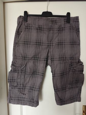 Sommer Cargo Hose Männer - Size 32/40 Clockhouse Grau/Braun