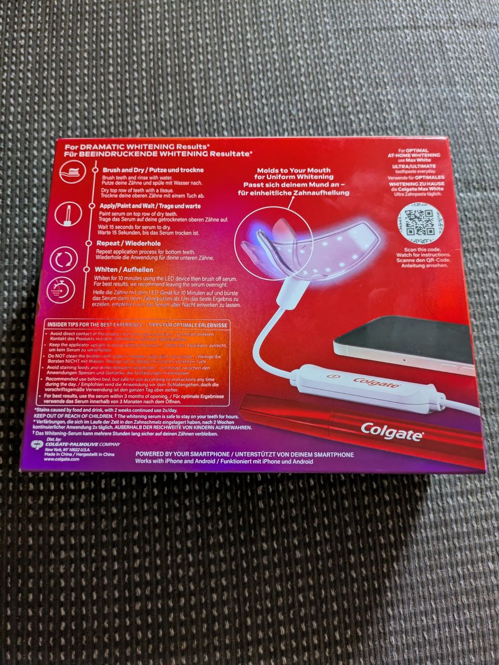 Cura dei denti: Colgate Max White LED Whitening Kit – Usato da winterthur venduto da dsy_grj8 1