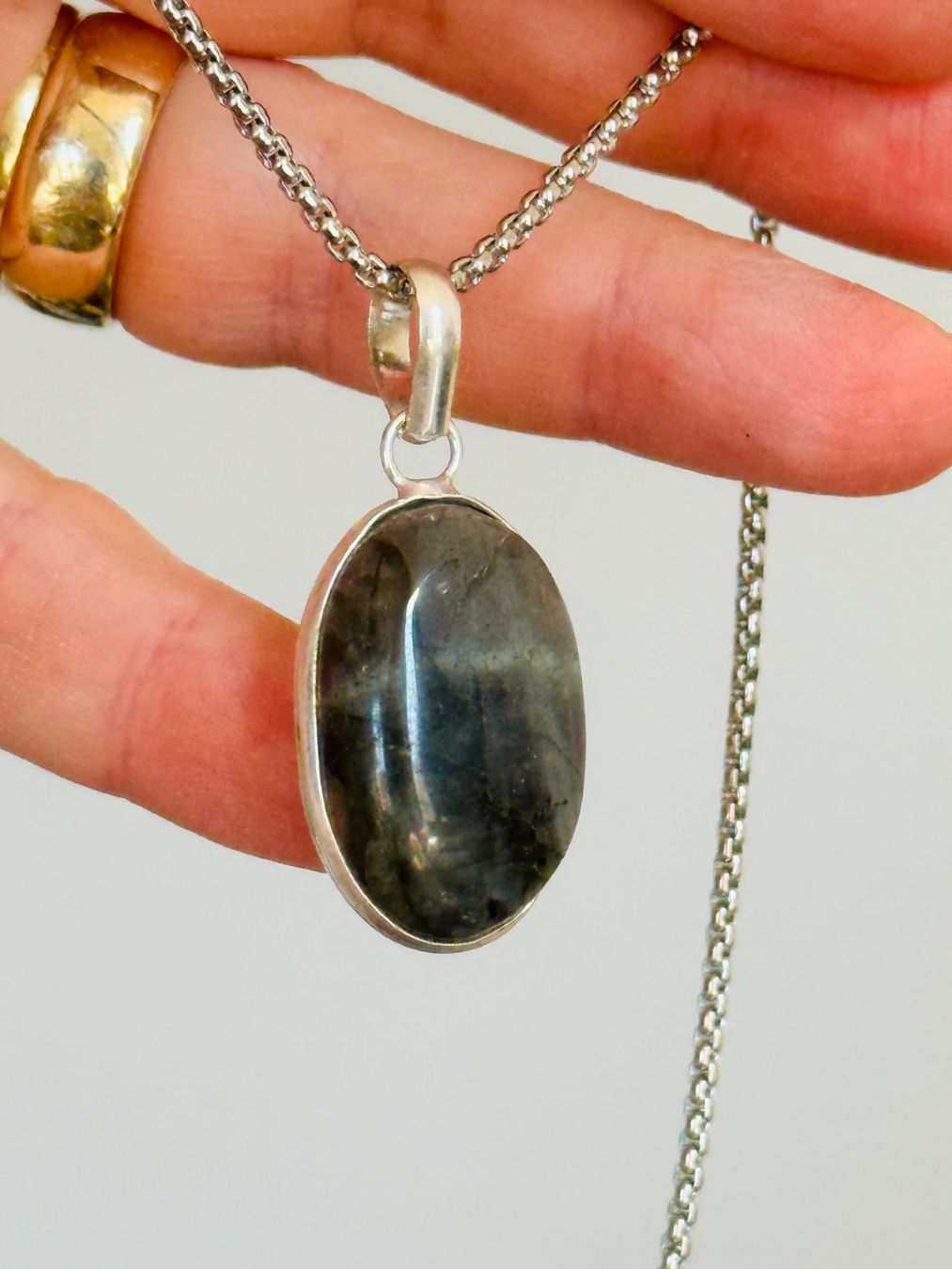 Catenine: Labradorite necklace – Nuovo e nell'imballaggio originale da Genève venduto da AGBERG 7