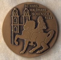 Bronze Medaille Hans Waldmann Schiessen 1983