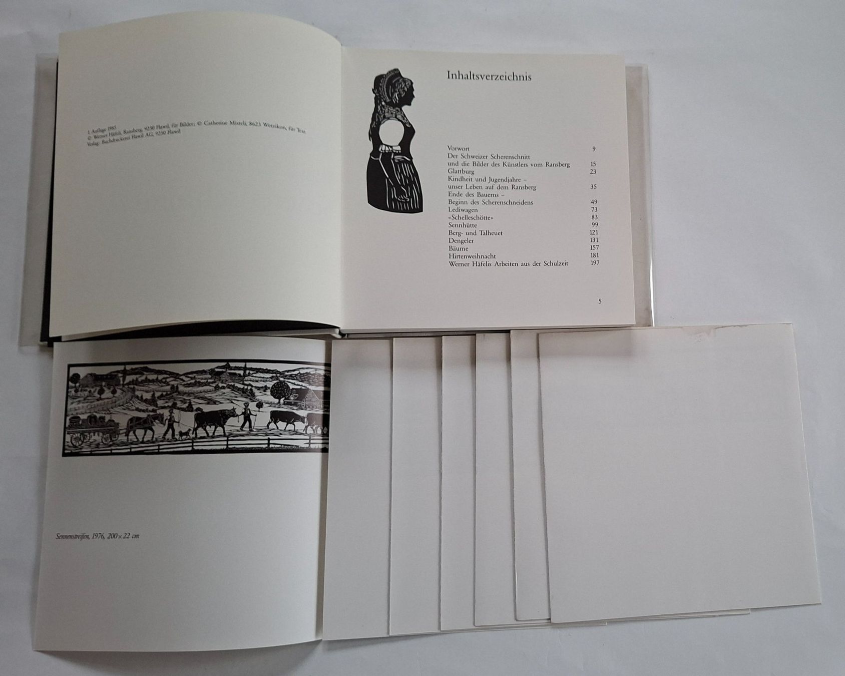 Bücher: Werner Häfeli, Scherenschnitte, sign. W. Häfeli, C. Misteli – Gebraucht aus Opfikon von Diversamente 4