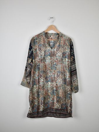 Swarna Greece Kleid, one size, 70% Seide
