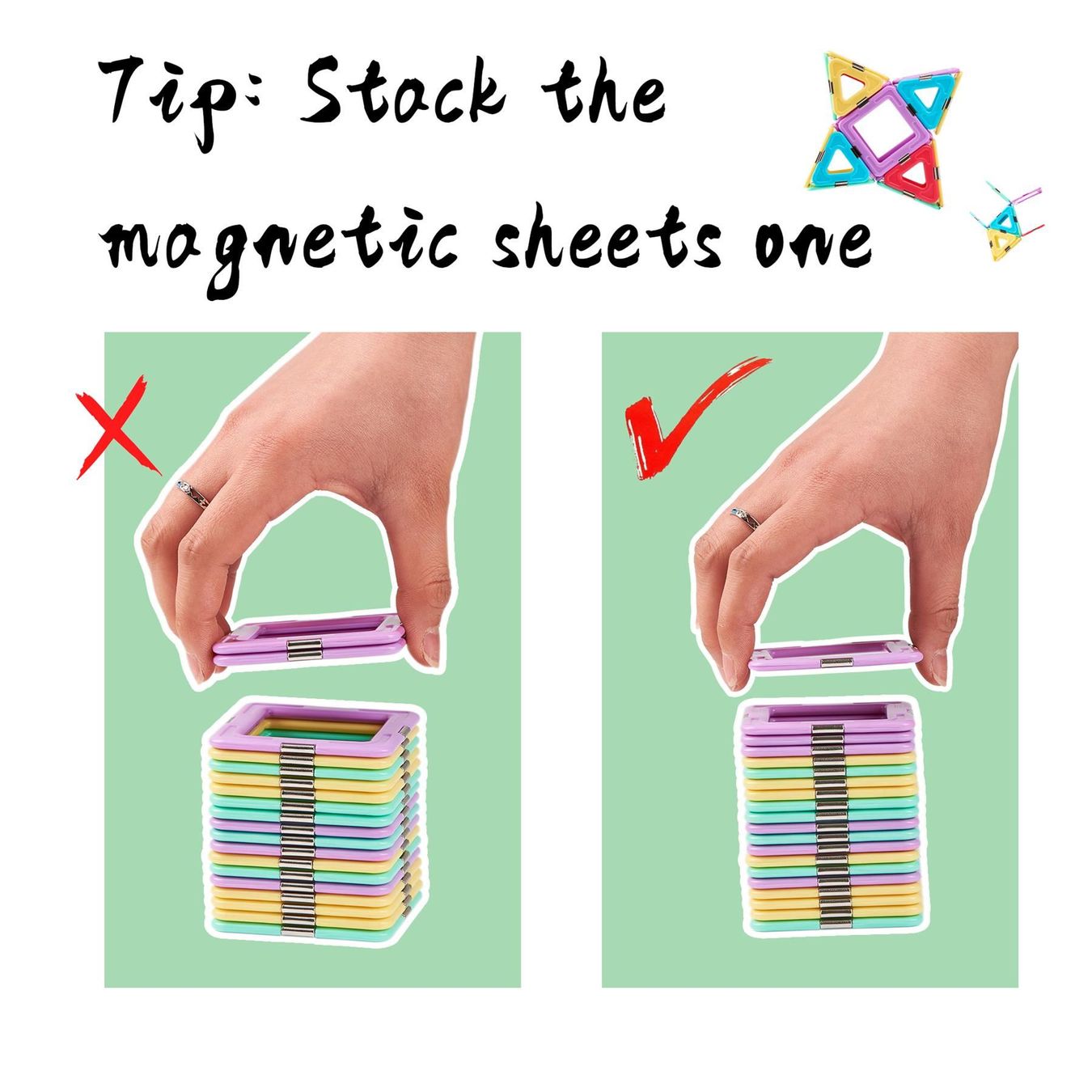 Giocattoli: Farbe  zufällig magnetische bausteine Spielzeug – Nuovo (secondo la descrizione) da Thun venduto da keller001 5