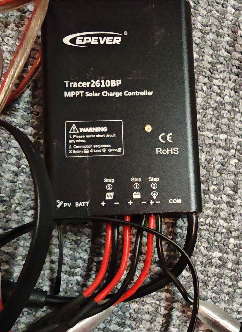 Epever Ladegeräte: EPEVER Tracer2610BP MPPT Solar Charge Controller – Gebraucht aus Reinach BL von Lesmoutz