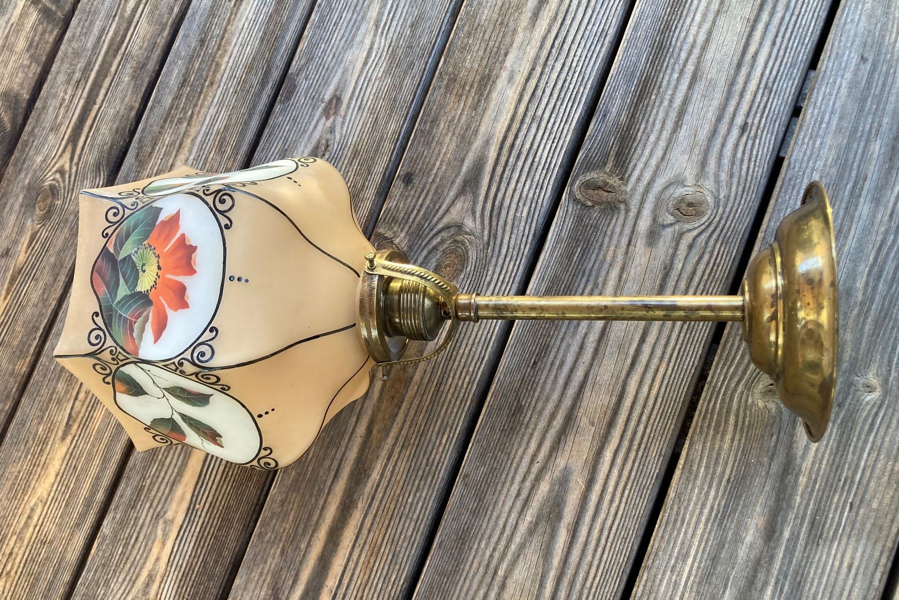 Lampade: antike Originale Jugendstil Hängelampe – Usato da Lüchingen venduto da Eeizo 9