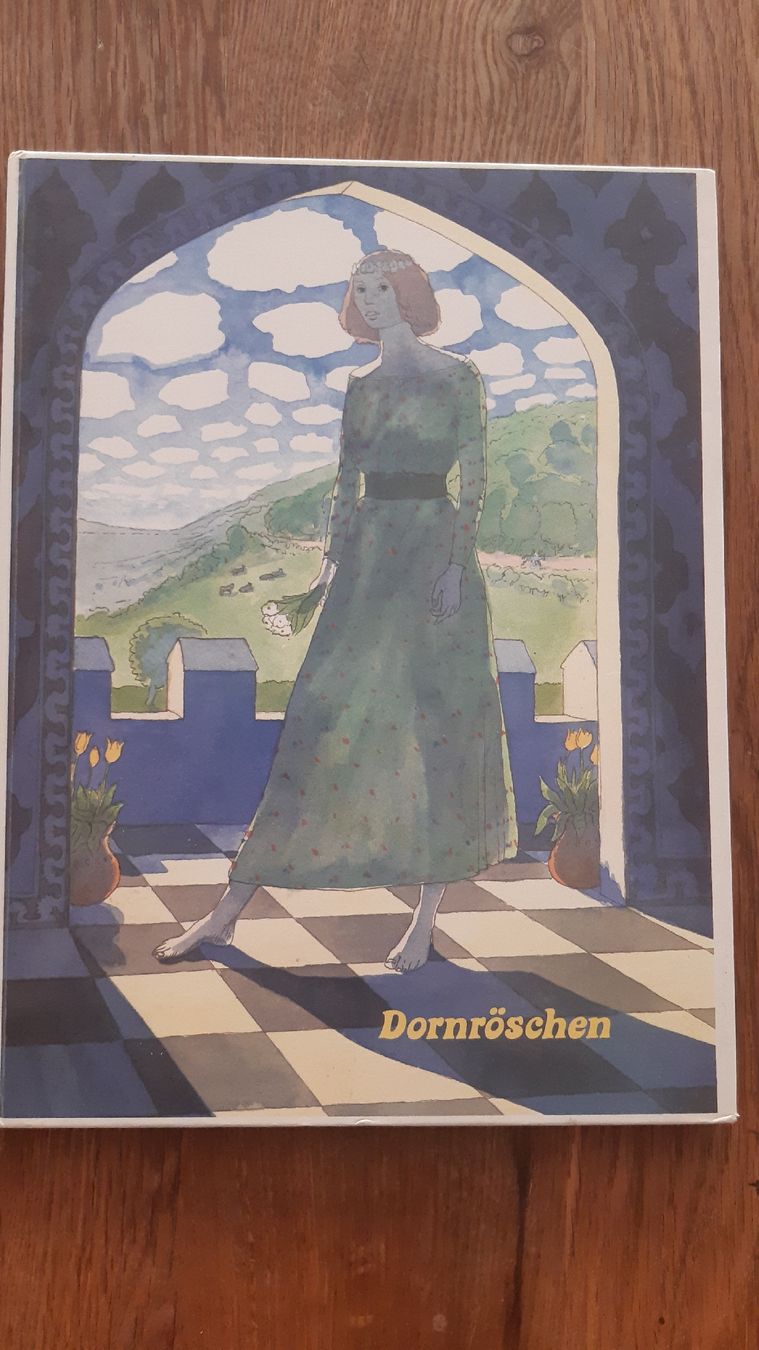 Libri: Dornröschen, Brüder Grimm, Warwick Hutton, Bilderbuch, 1979 – Usato da Oey venduto da Parkplatzbrocki