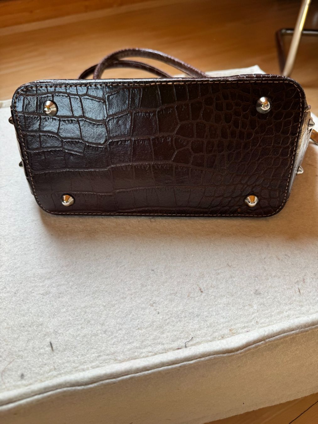 Borse da donna: Leder-Handtasche braun – Nuovo (secondo la descrizione) da Stäfa venduto da Mofi8712 5