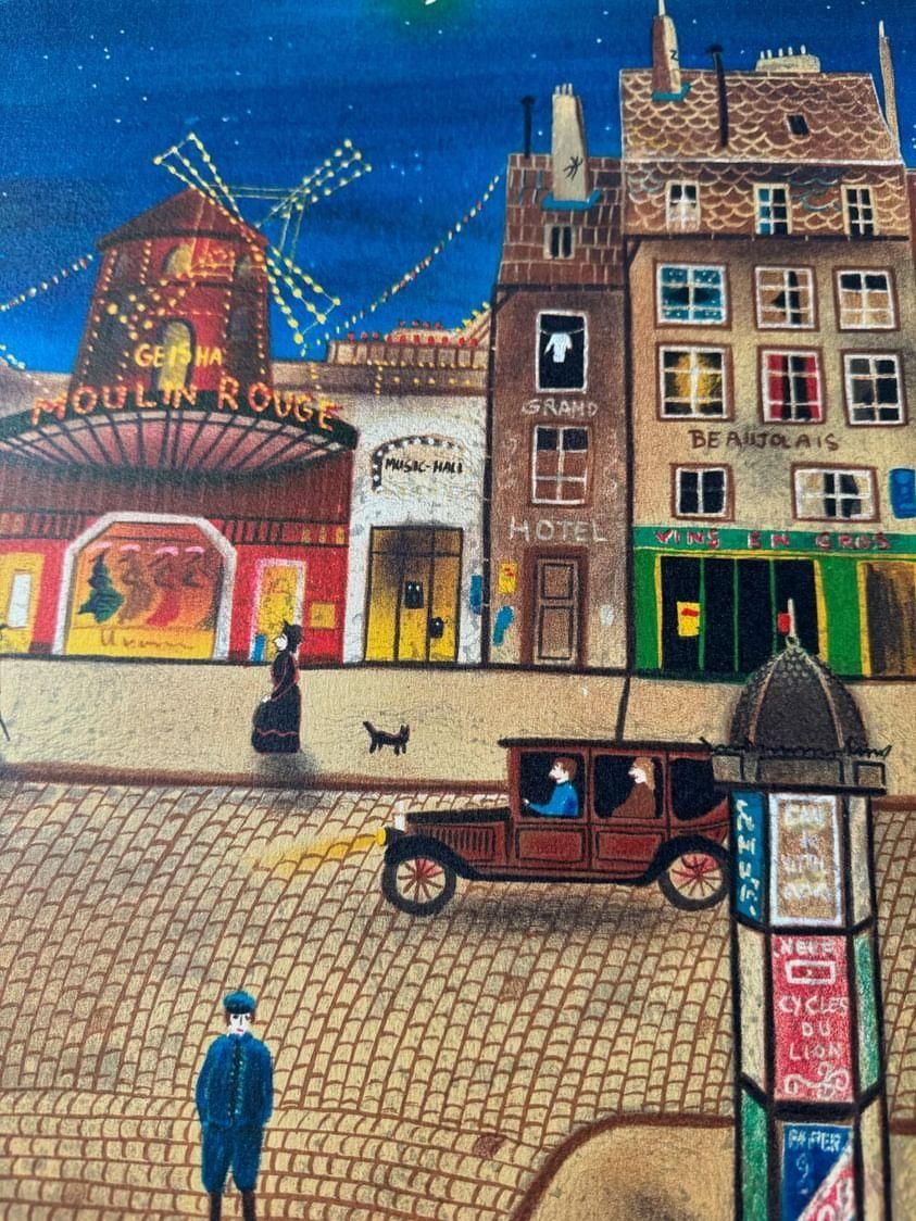 Grafiken & Lithographien: Eugene Valentin Latour Beautiful Lithograph Signed Paris – Gebraucht aus Vésenaz von ang_5z9t 4