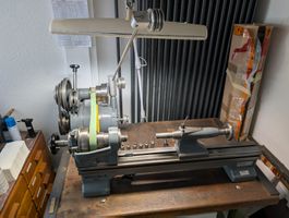 Schaublin 102 Drehbank inkl Kreuzsupport, Reitstock, Zubehör
