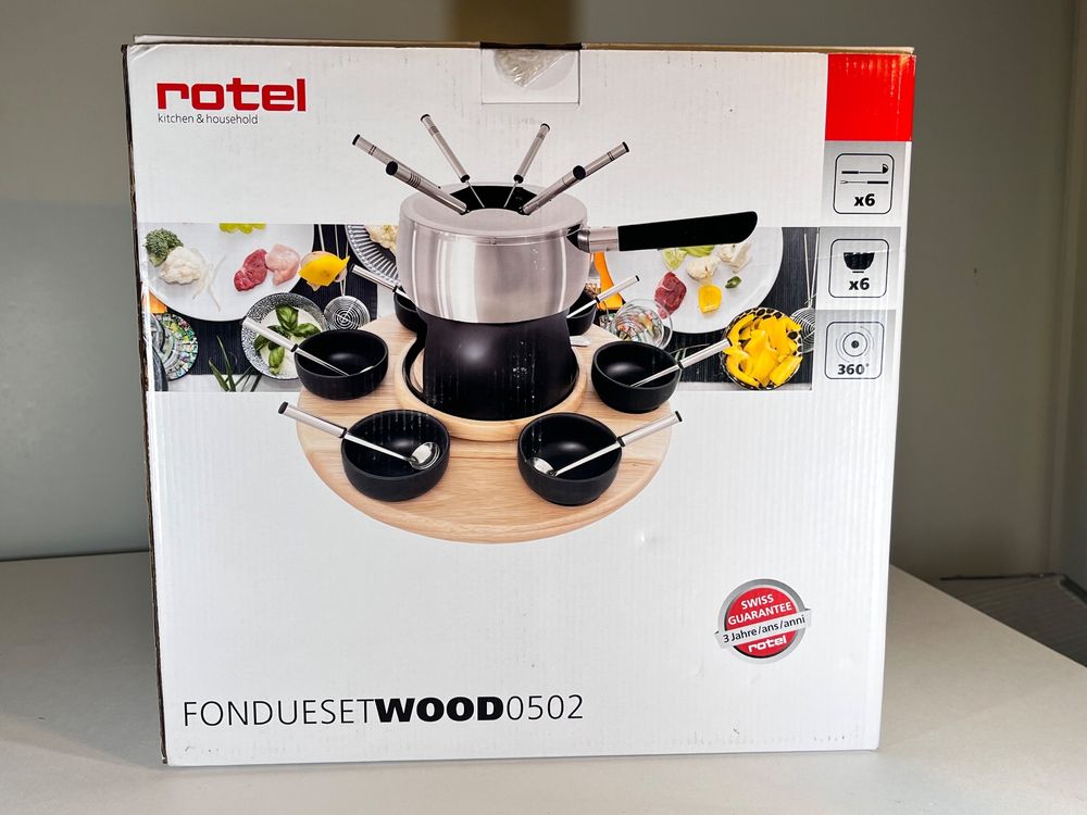 Rotel 1010150 fondue-caquelon, van geëmailleerd gietijzer, fondue