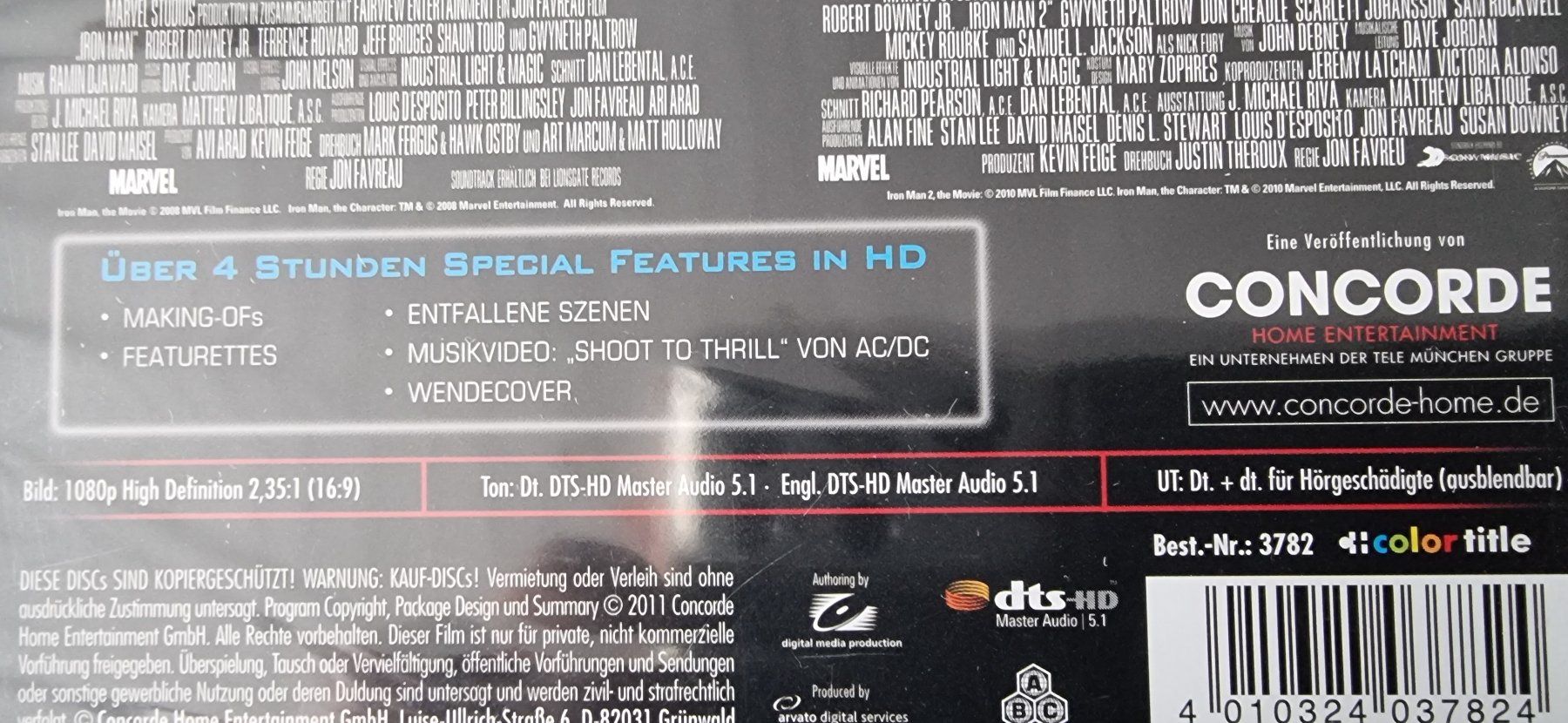Tutti i DVDs: Blu Ray Ironman 1&2 NEU – Nuovo e nell'imballaggio originale da Oetwil am See venduto da fineli2 1