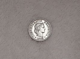 5 centimes/Rappen 1885