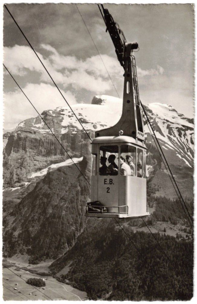 Cartes postales: Engelberg - Luftseilbahn Brunni – D'occasion à Binningen par Mountainrider