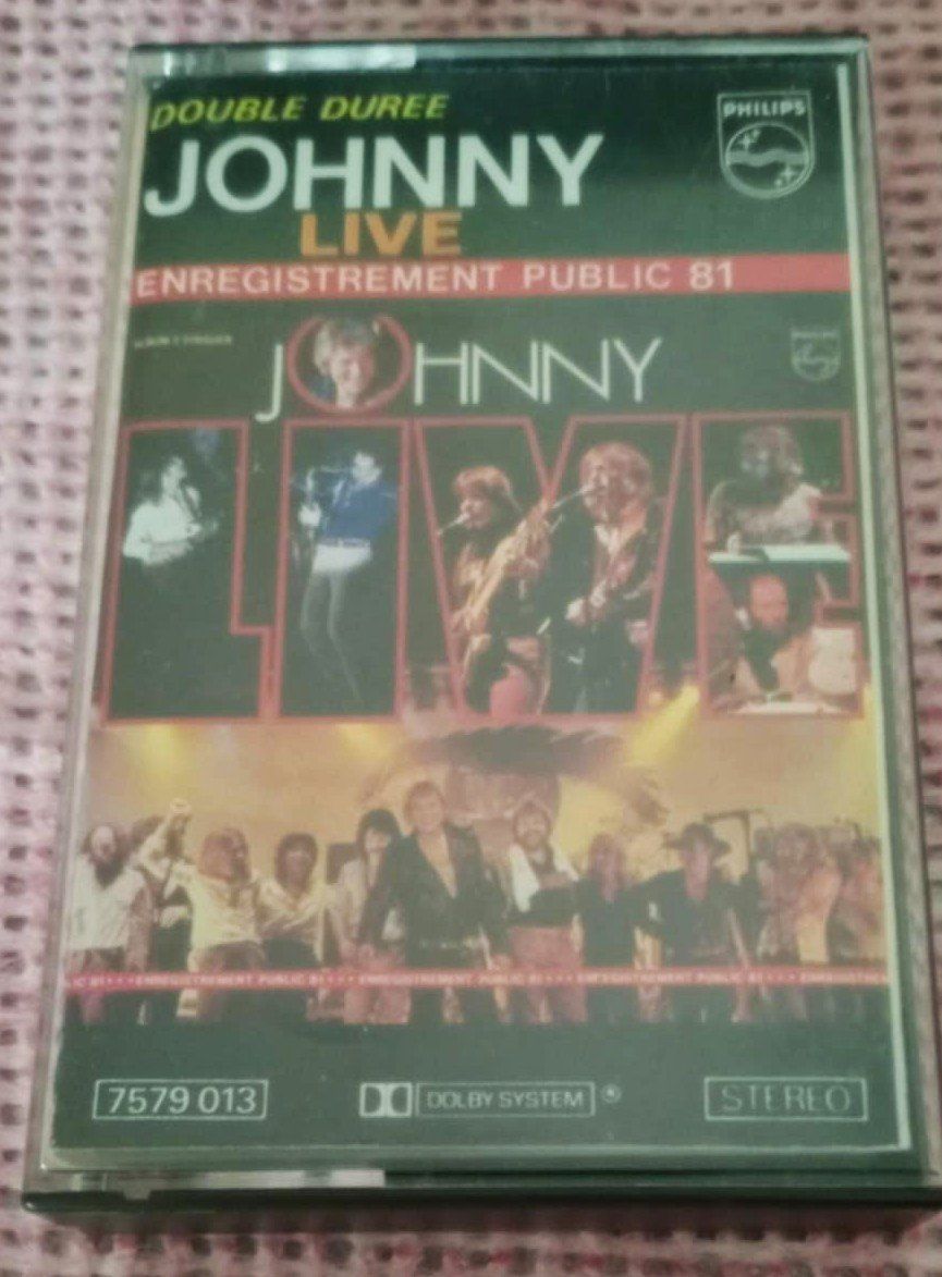 Musicassette: Johnny Hallyday - Johnny Live / cassette K7 1981 – Usato da Le Locle venduto da PereiraHugo