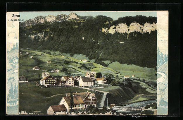 Cartoline postali: AK Stein /Toggenburg, Panorama – Usato da Berlin venduto da bartko-reher