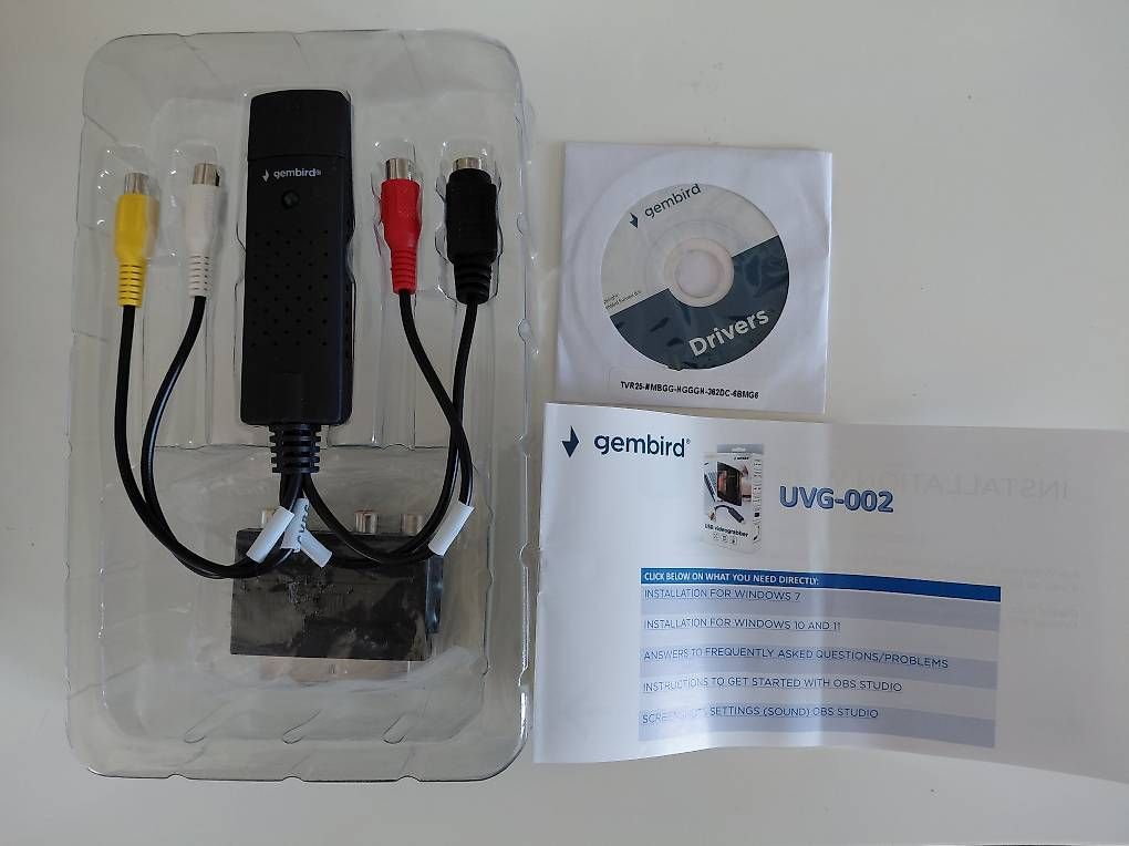 Convertitori: A/V Wandler Videograbber USB Gembird – Usato da Schaffhausen venduto da Sommerwind67 1