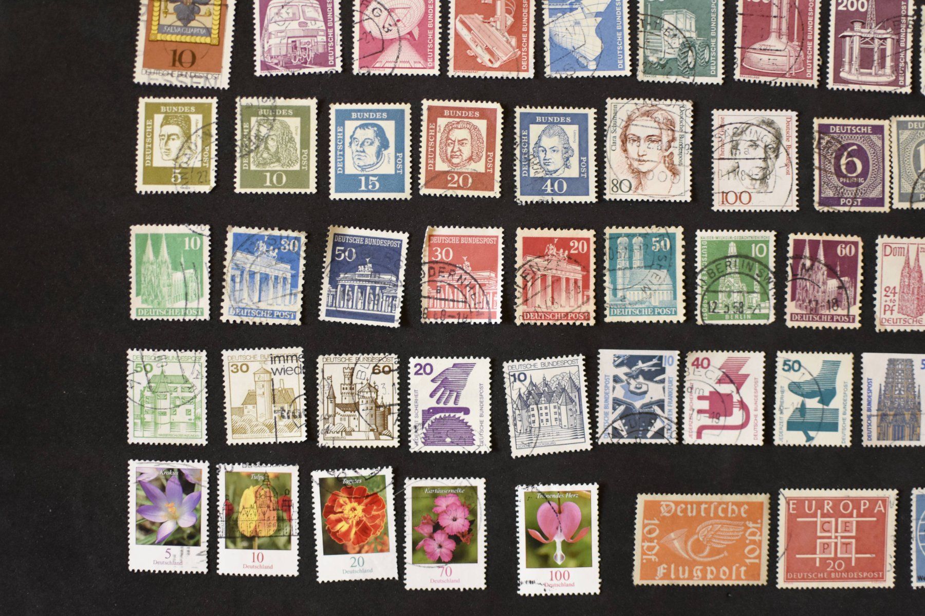 Alle Briefmarken: Lot timbres Allemagne RFA – Gebraucht aus Belmont-sur-Yverdon von bichet02 2