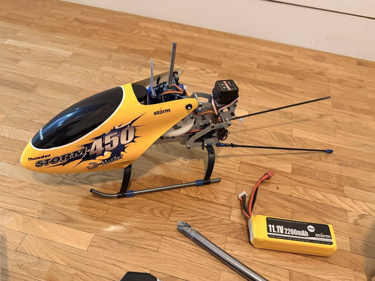 Thunder Tiger Modellismo RC: RC Helikopter Thunder Storm mit Koffer – Usato da Zürich venduto da Gadgets2020 4