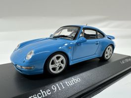 Porsche 911 Turbo 1:43, limitiert,inkl.Acrylbox, MINICHAMPS