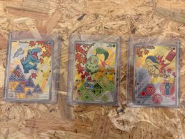 Tre carte Pokemon Serie 2