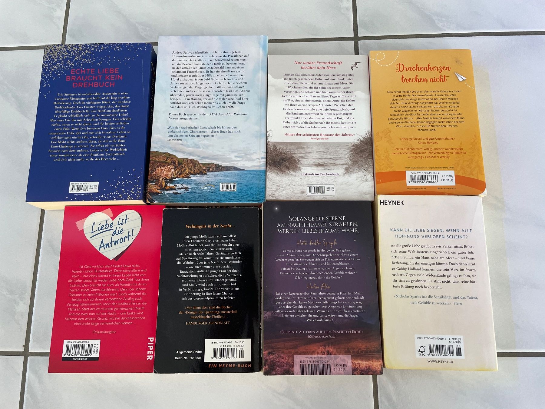 Livres: 8 diverse Romane – D'occasion à Nuglar par Juerg78 1