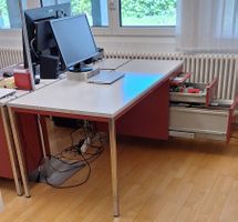 2 Bürotische mit Schubladen, ideal für Home Office