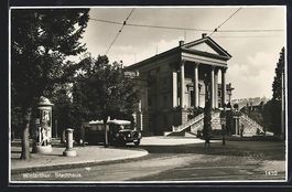 Winterthur, Strassenpartie mit Stadthaus