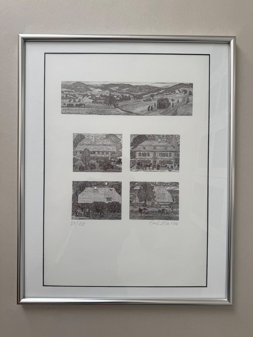 Grafica & Litografie: Emil Zbinden, handsigniert, nummeriert – Usato da Rain venduto da Pic-Ass 1