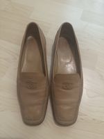 Chanel mokassins Leder beige Grösse 40 guter Zustand