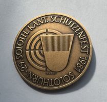 Medaille 29. Soloth. Kant. Schützenfest 1981 unz