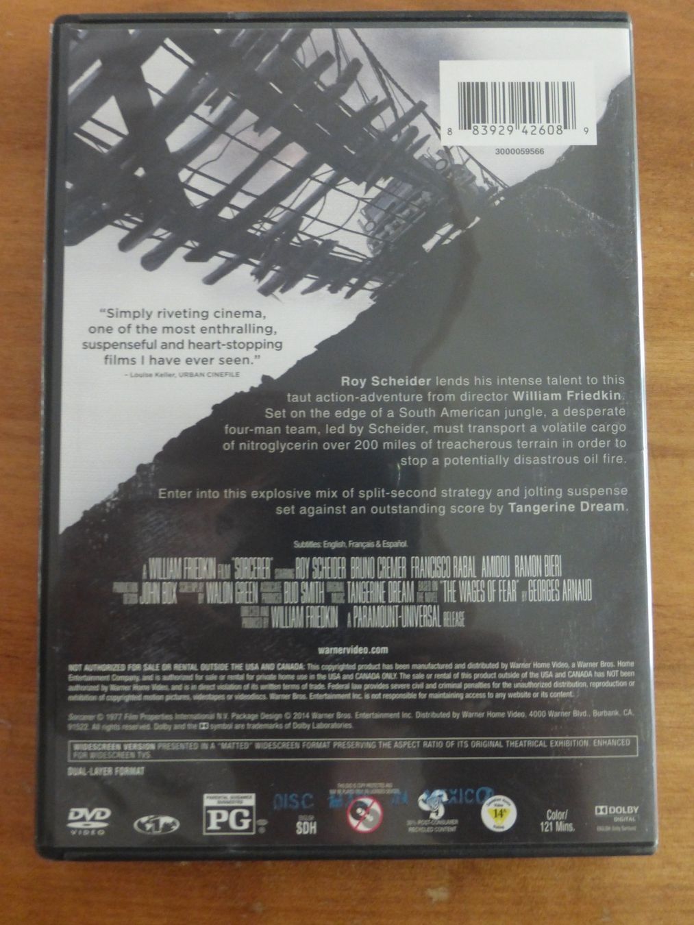 Tutti i DVDs: Sorcerer William Friedkin Action DVD – Usato da Zumikon venduto da psisound 1