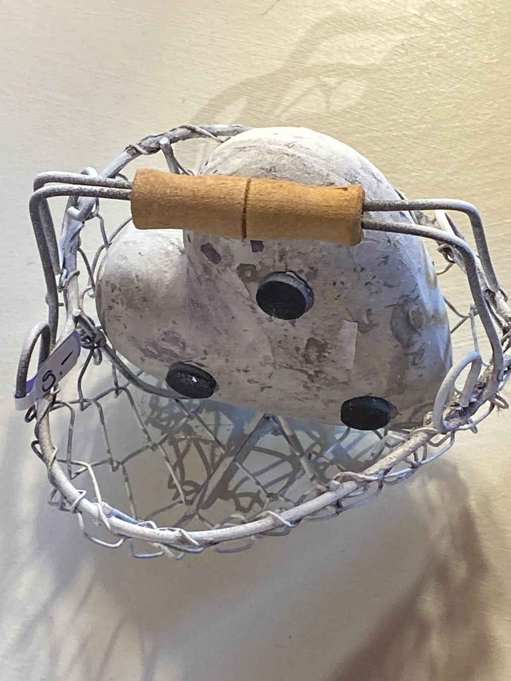 Tutte le decorazioni: SHABBY CHIC DEKO HERZ MIT KORB – Usato da Meienried venduto da ManuelaBoutique 3