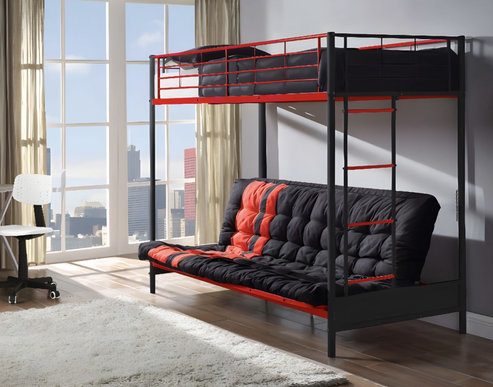 Letti: Lit mezzanine avec canapé convertible – Usato da La Roche FR venduto da JANolan2010