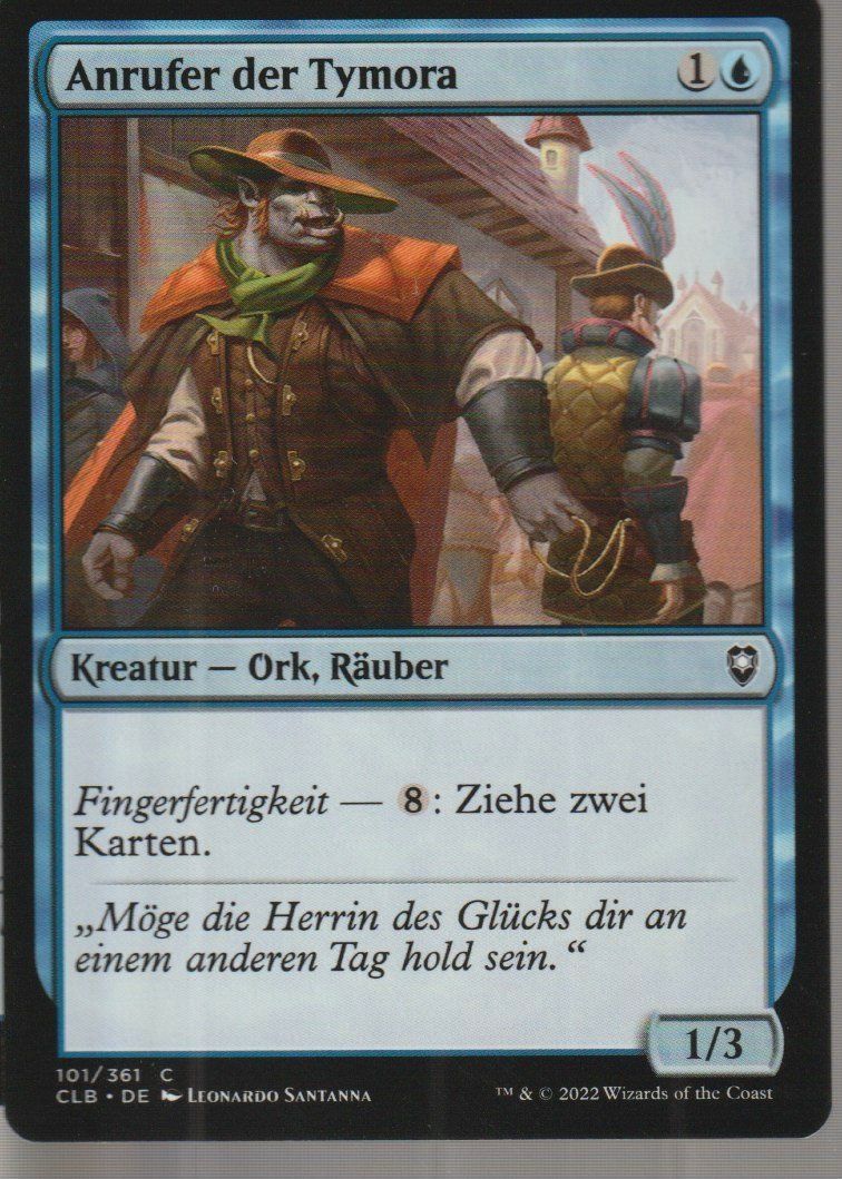 Magic The Gathering Carte collezionabili: TCG Magic The Gathering MTG CLB  101 Anrufer der Tymora – Nuovo (secondo la descrizione) da Vezia venduto da Aquarius_Age