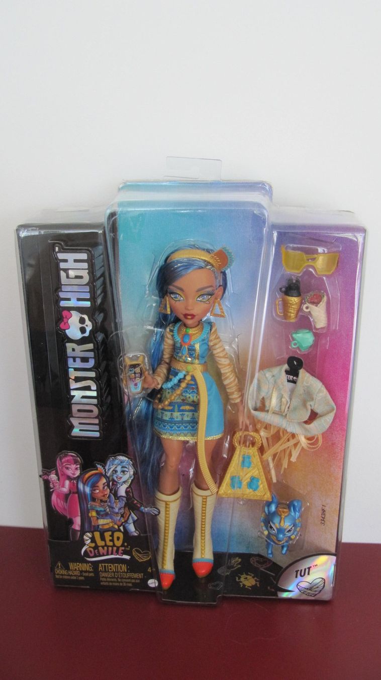 Bambole: Monster High Puppe Cleo de Nile – Nuovo e nell'imballaggio originale da Brunnen venduto da Kiwiland1