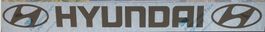 HYUNDAI Aufkleber Front/Heckscheibe