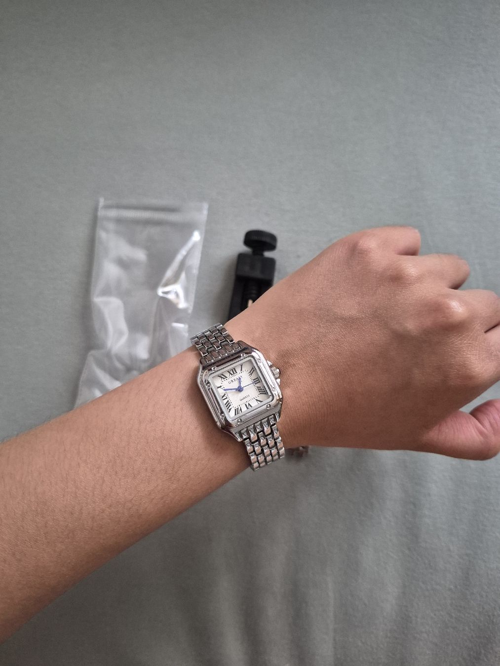 Uhren: montre vintage argentée – Gebraucht aus Villars-sur-Glâne von dia_2q2l 3