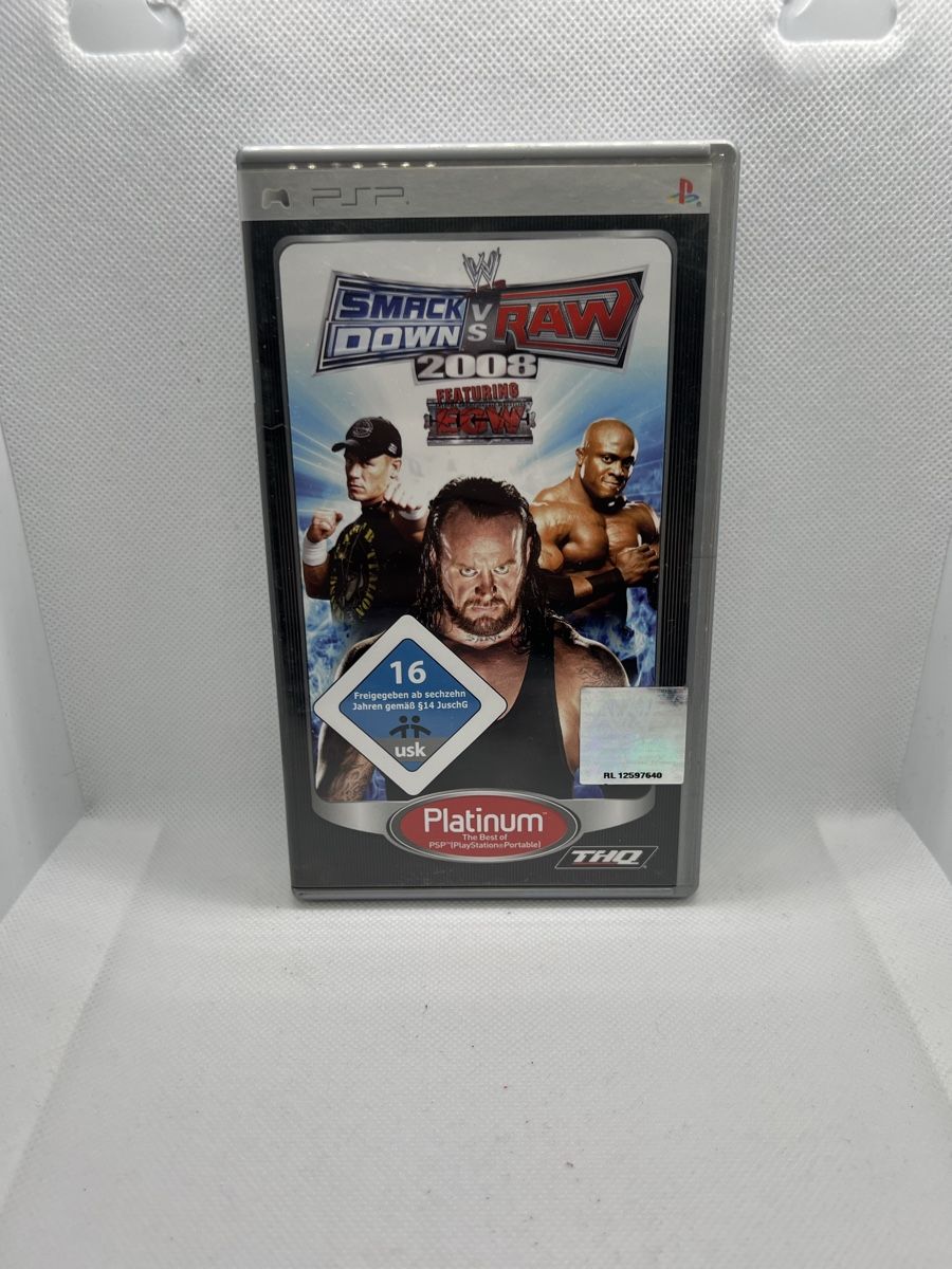 Sony Spiele: WWE Smackdown vs Raw 2008 PSP Spiel + Anleitung – Gebraucht aus Düdingen von Joeymoey