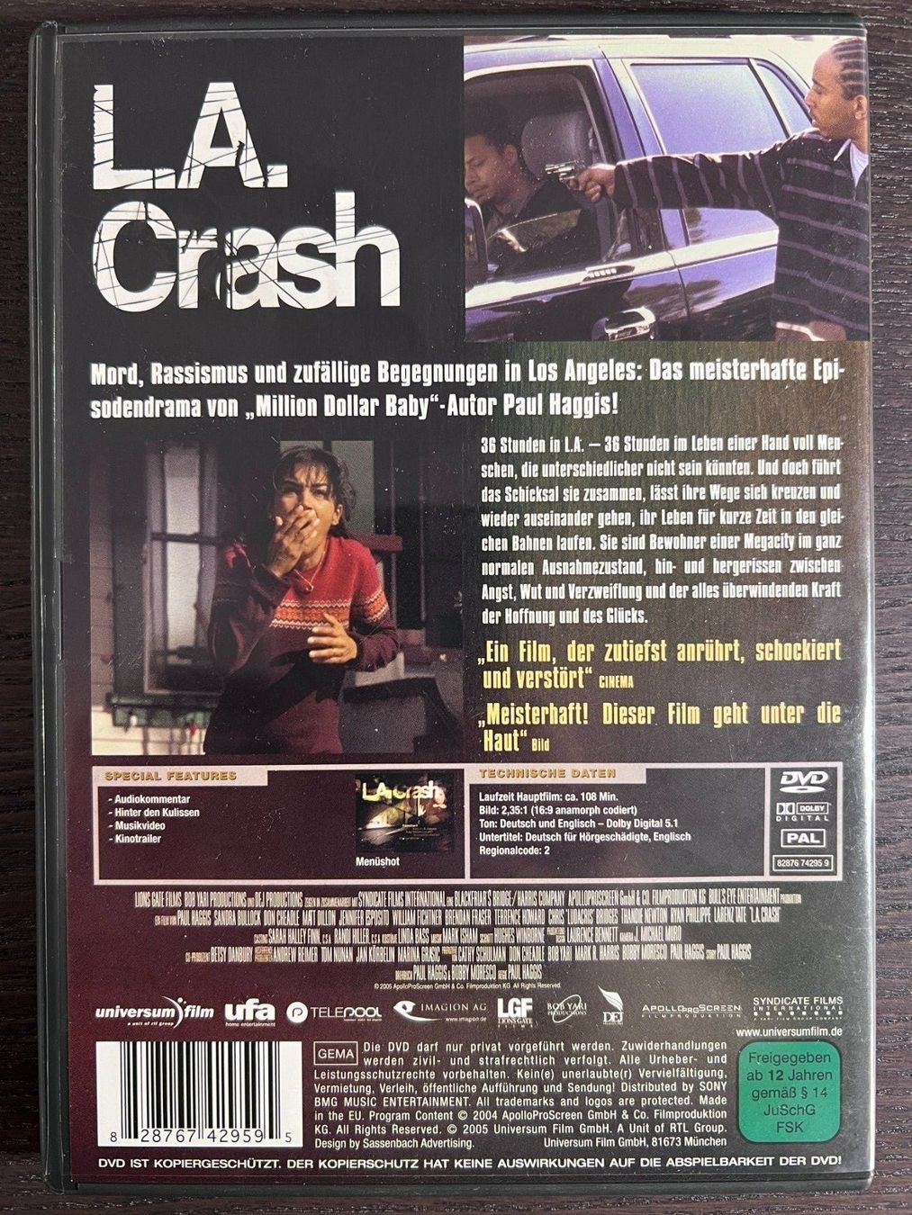 Alle DVDs: L.A. Crash – Gebraucht aus Zürich von FilmFreunde 1