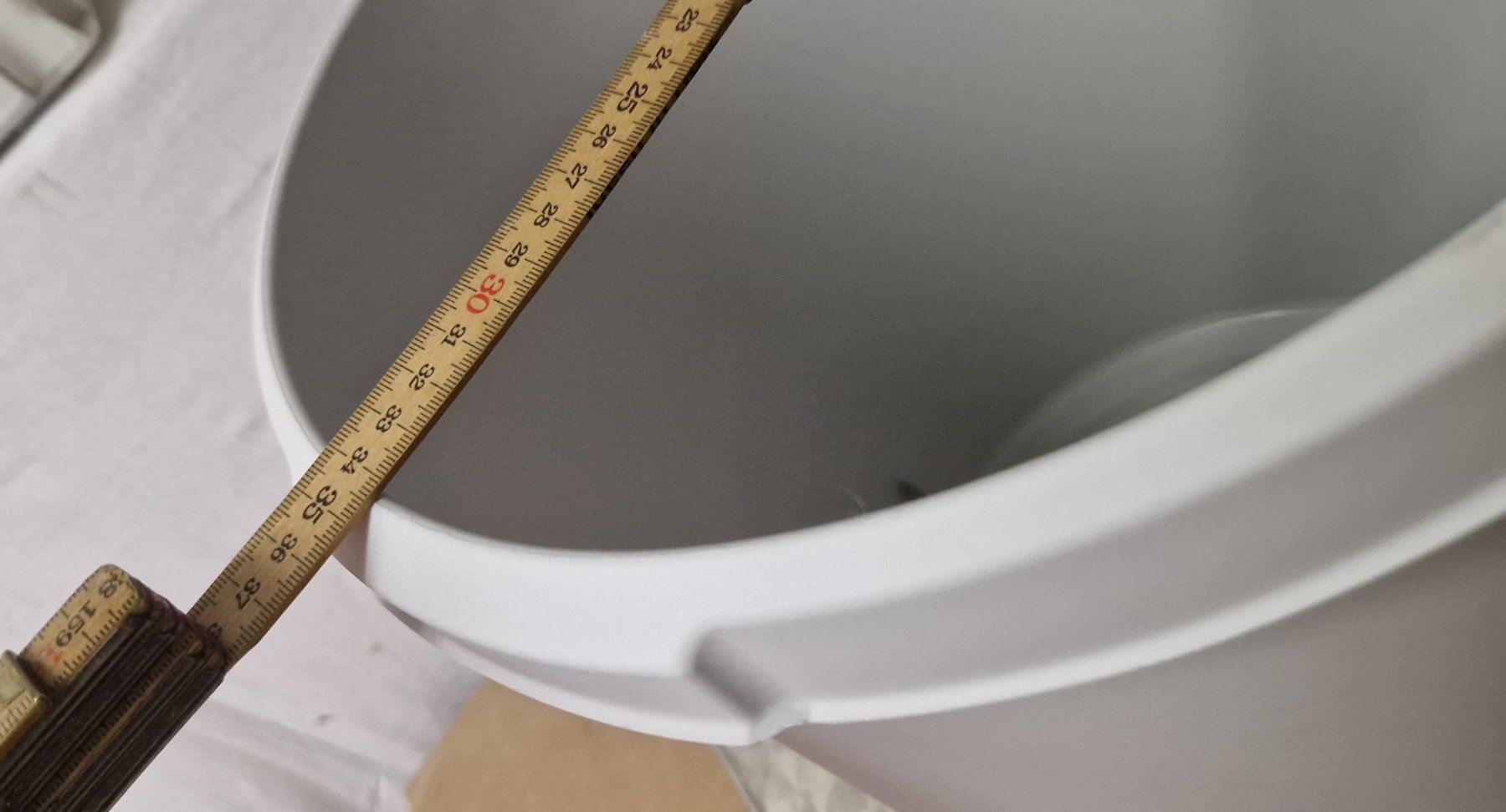 Cestini per rifiuti: Abfall Kübel/ Papier Kübel Hell Grau – Usato da Niederbipp venduto da Trude04 4