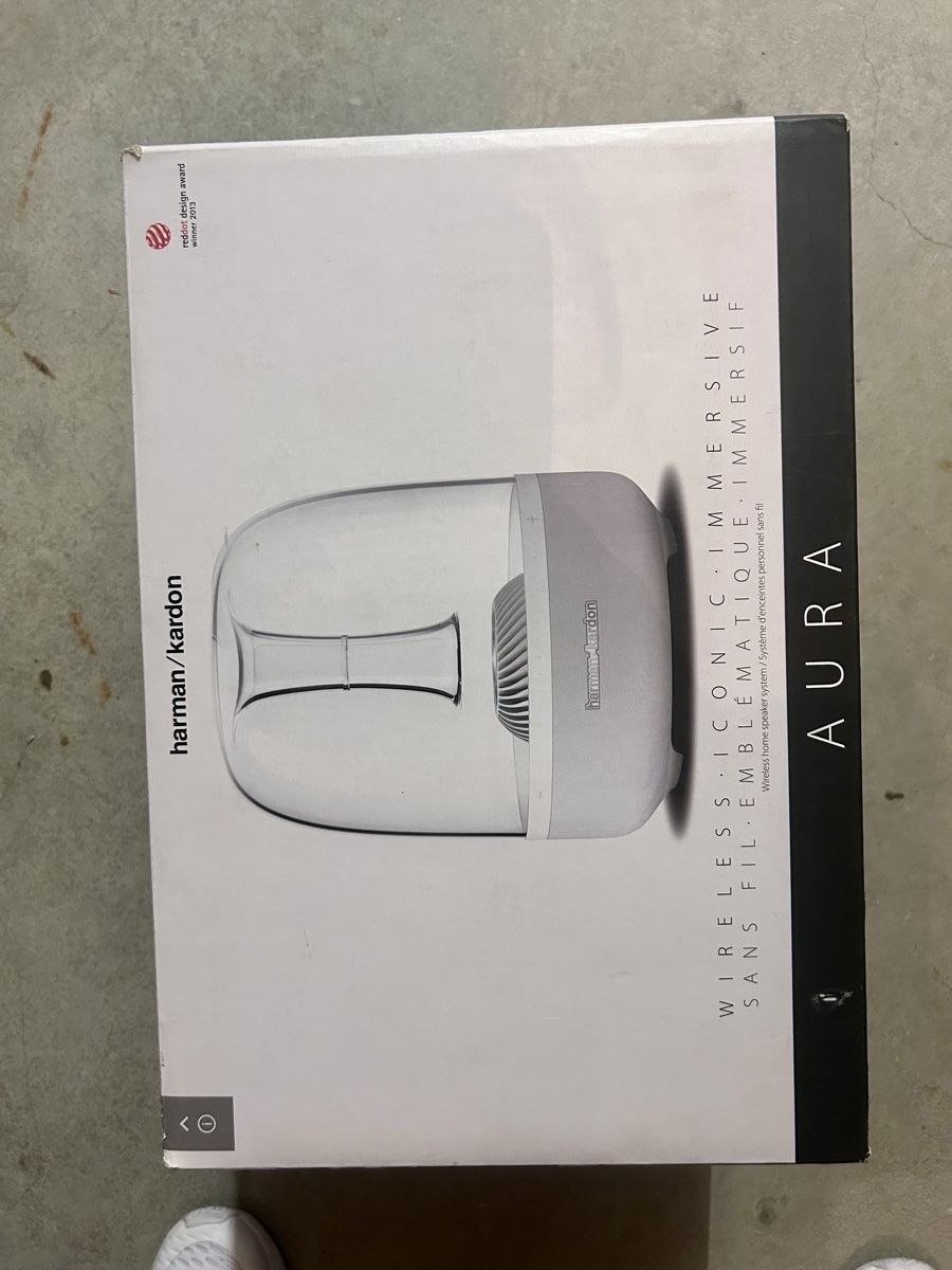 Harman-Kardon Casse acustiche: Harman Kardon Aura Wireless Speaker White good condition – Difettoso da Belp venduto da jan_6yvx