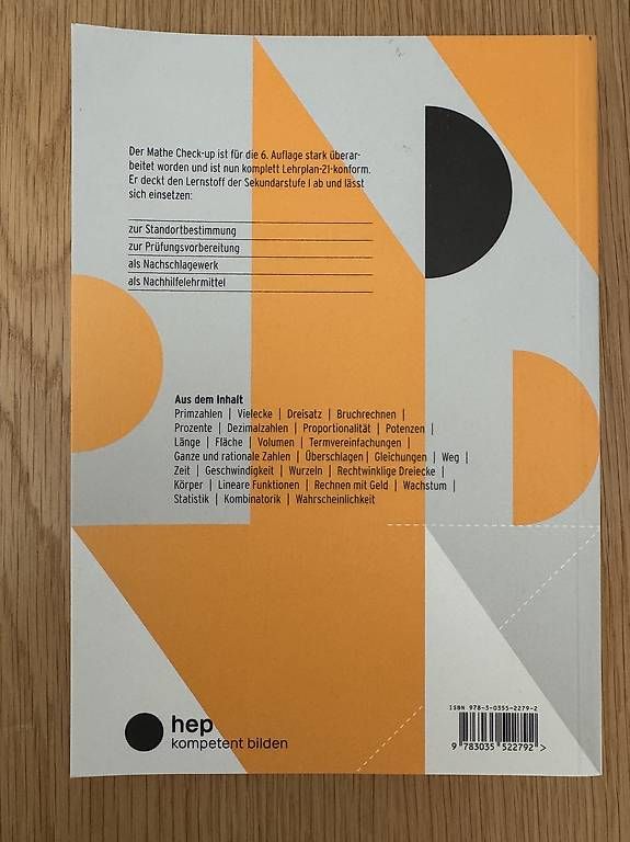 Libri: Mathe Check – Nuovo e nell'imballaggio originale da Bottmingen venduto da pav_tw5c 1