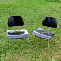 Original Vitra LCM Stühle von Ray & Charles Eames (2 Stück)