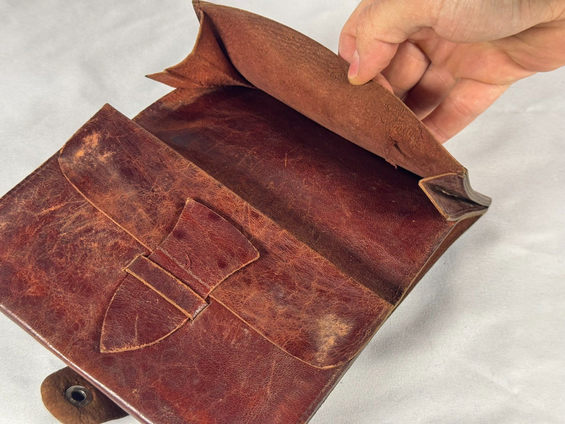 Brieftaschen: Portefeuille vintage en cuir – Gebraucht aus Tramelan von lolopat 2