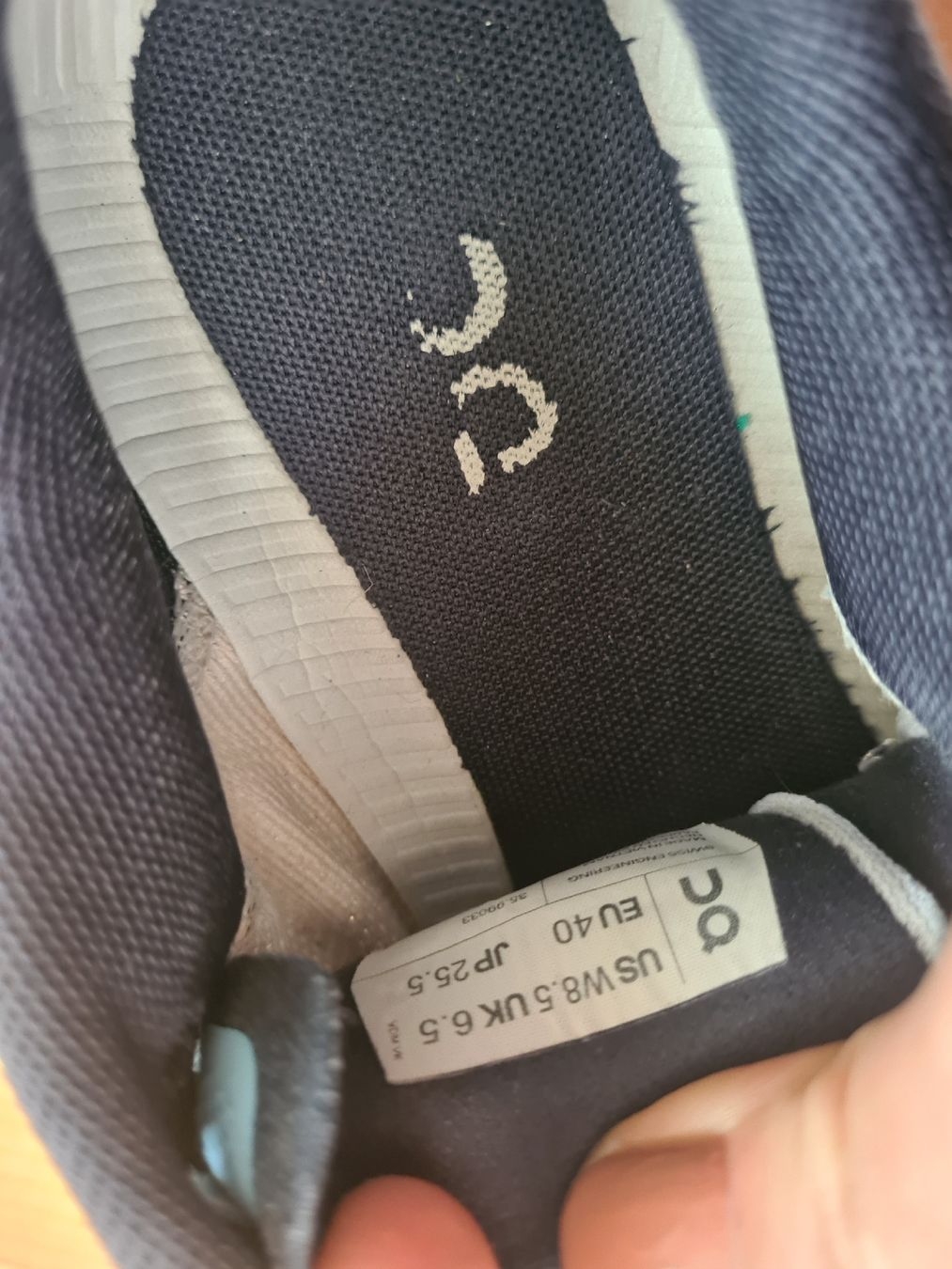 On Scarpe da uomo: ON sneakers, blau-weiss-hellgrün, gr. 40 – Usato da Steinhausen venduto da MilaB 2